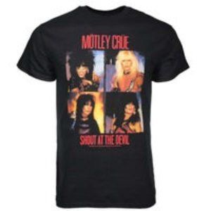 Motley Crue Panels Band T-Shirt